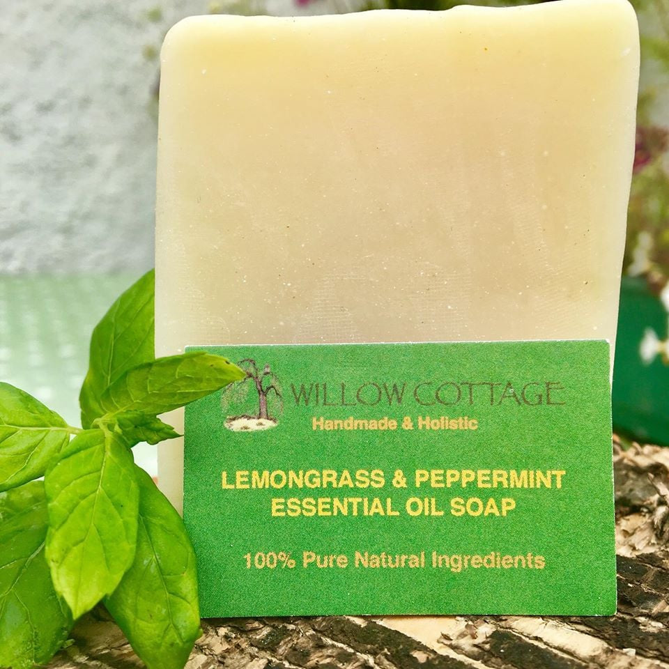Lemongrass & Peppermint ~ Essential Oil Insect Repellent Soap