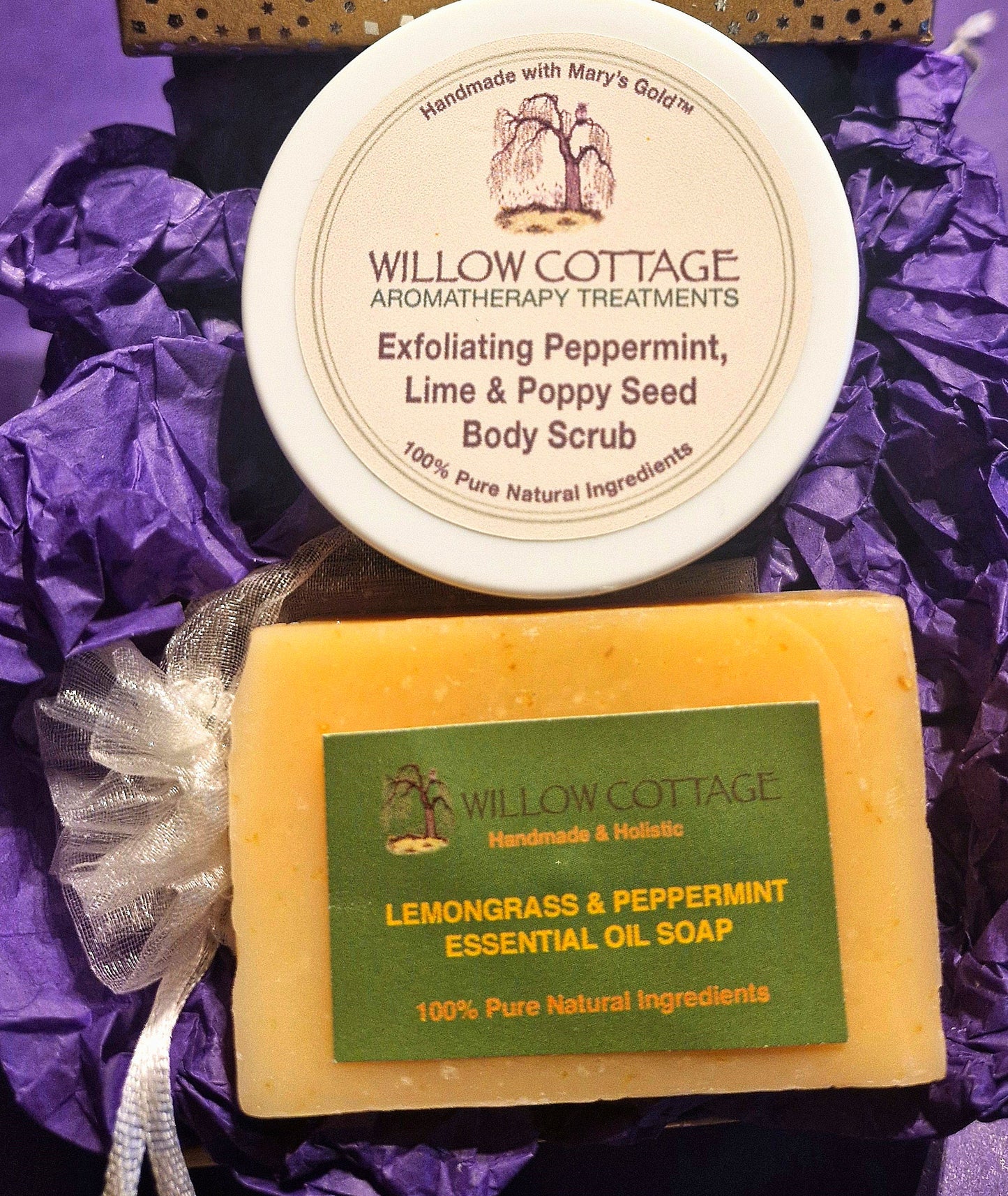 Exfoliating Soap & Body Scrub | Gift Box