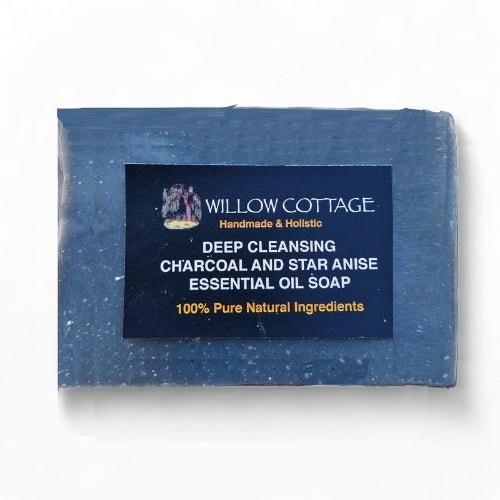 450g Charcoal and Star Anise Essential Oil Soap Offcuts = equivalent weight of 5 bars for the price of 4