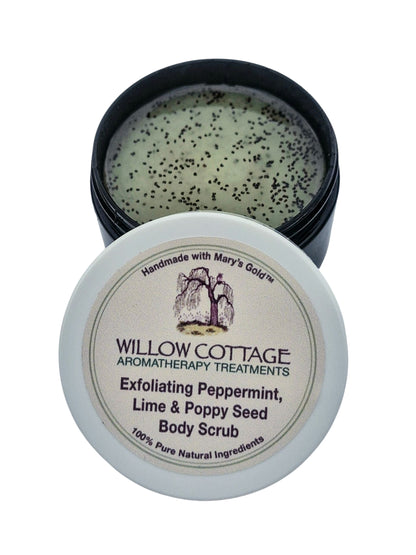 Aromatherapy Body Scrub | Peppermint Lime & Poppy Seed