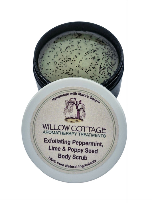 Aromatherapy Body Scrub | Peppermint Lime & Poppy Seed