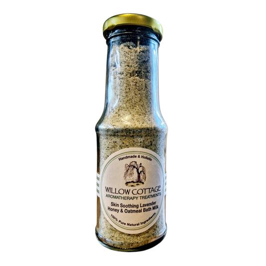 Soothing Lavender Honey & Oatmeal Bath Milk | Natural Bath Soak